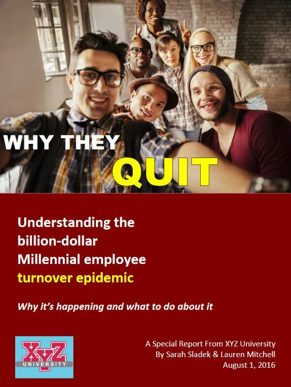 Why they quit by Sarah Sladek
